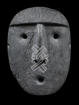 Mask of a human face